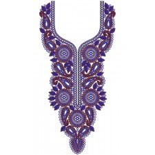 Neck Embroidery Design 12563