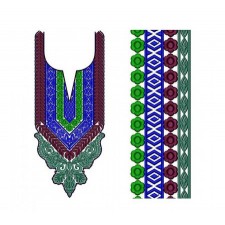 12574 Neck Embroidery Design 12574 Neck Embroidery Design