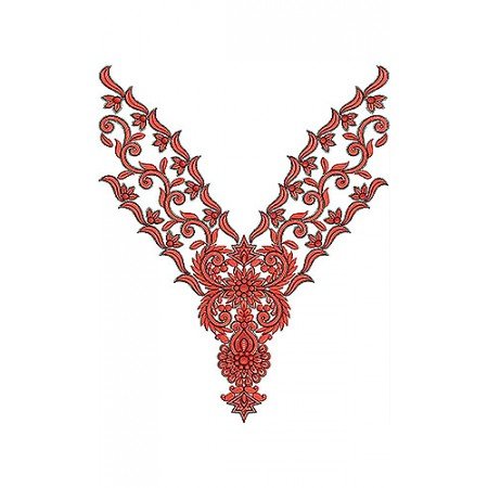 Arabian Farasha Jalabiya V Neck Cording Embroidery Design