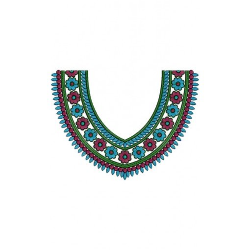 Neck Embroidery Design 13627