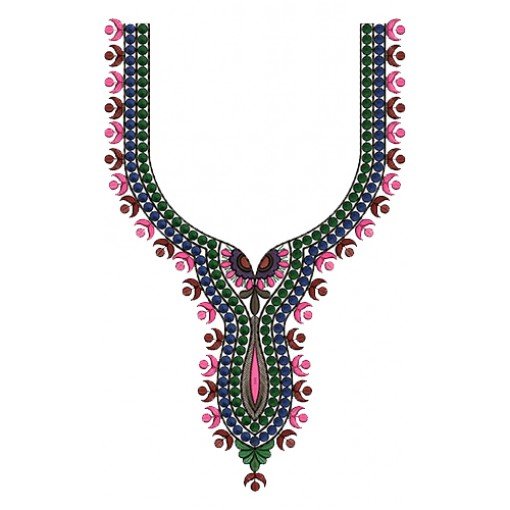 Neck Embroidery Design 13631
