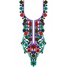 Neck Embroidery Design 13634