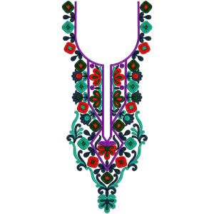 Neck Embroidery Design 13634