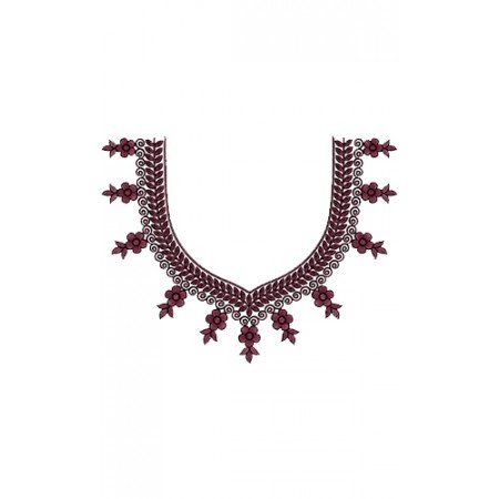 Neck Embroidery Pattern 13803