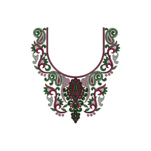 Latest Neck Embroidery Pattern