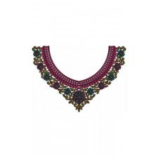 Fancy Neck Embroidery Designs 13813