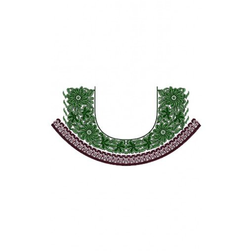 Neck Embroidery Download Design 13814