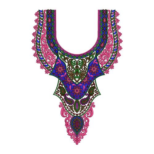 Amazing Embroidery Neck Design 13815