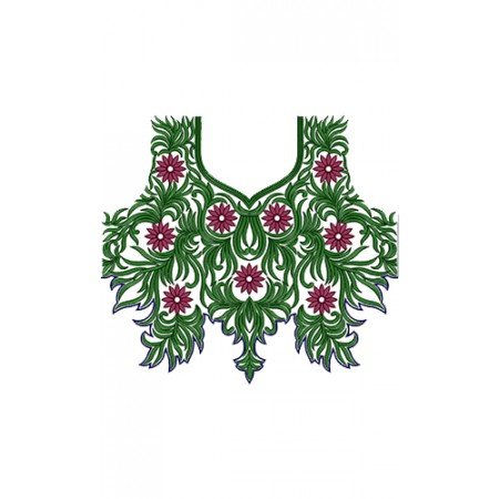 Fancy Neck Embroidery Designs Download 13947