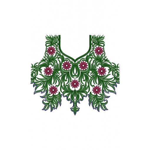 Fancy Neck Embroidery Designs Download 13947
