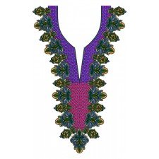Cool Embroidery Neck Pattern 13952