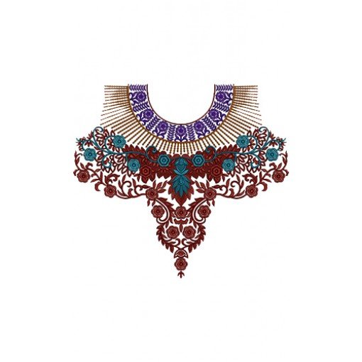Fancy Embroidery Design 13955