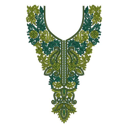 Download Fancy Neck Embroidery Design 13959