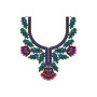 Creative Latest Neck Embroidery Design 13960