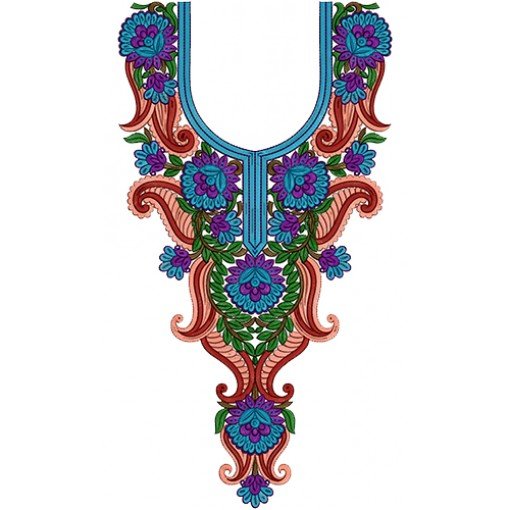 Best Embroidery Designs For Neck 13963