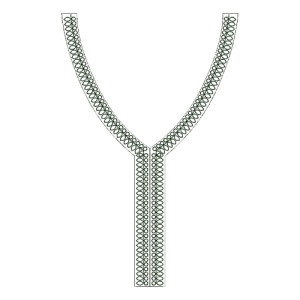 Designer Embroidery Neck 13971