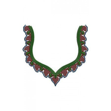New Neck Embroidery Design 13979