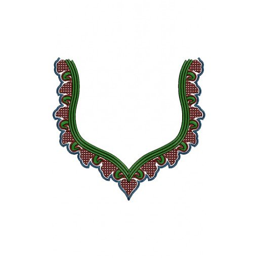 New Neck Embroidery Design 13979