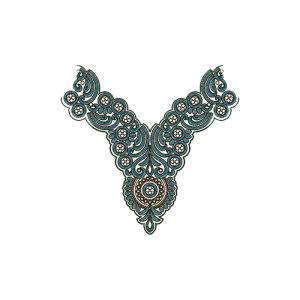 Bollywood Neck Pattern 13989