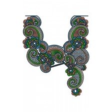 Punjabi Neck Design 14008