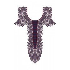 Pakistani Neck Embroidery Design 14037