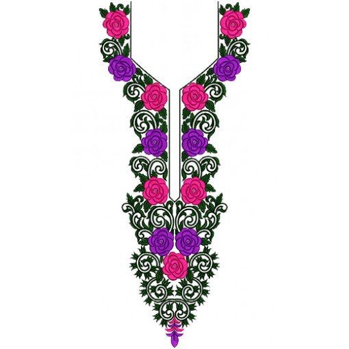 New Beautiful Neckline design 14045