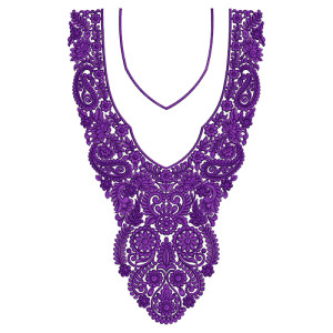 Latest Neck Yock Gala Design 14057