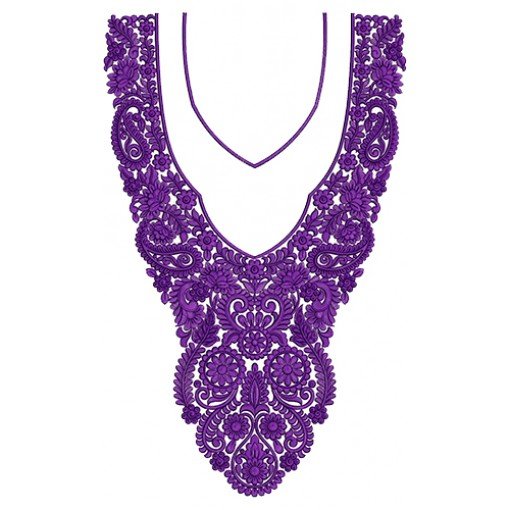 Latest Neck Yock Gala Design 14057