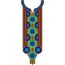 Arab Modest Traditional Clothing Neck 14072