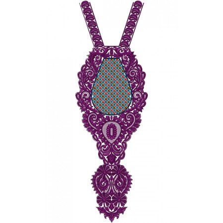 Galabiya Stylish Embroidery Design 14074