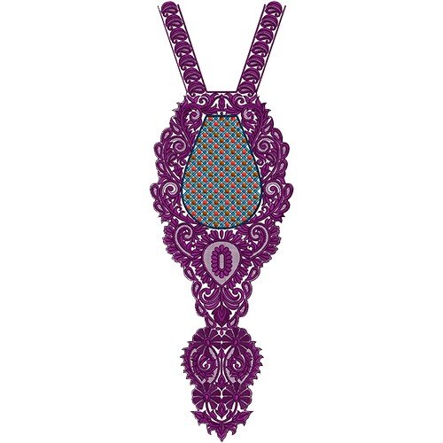 Galabiya Stylish Embroidery Design 14074
