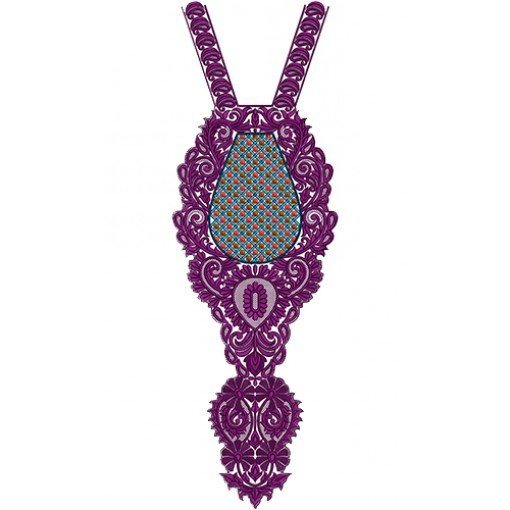 Galabiya Stylish Embroidery Design 14074