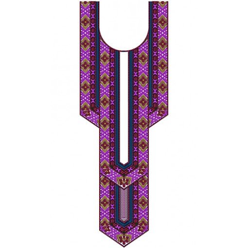 Long Neck Embroidery Design 14075