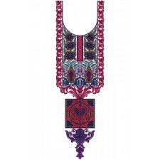 Latest Stylish High Embroidery Neck Design 14158