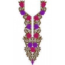 Neck Embroidery Design For Salwar Kameez 14159