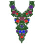 Creative Neck Embroidery Design 14164