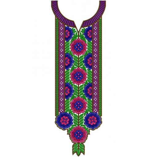 Brilliance Designer Neck Embroidery 14165