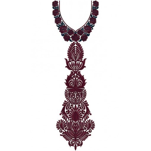 Long Neck Embroidery Designs 14322