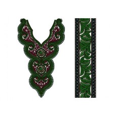 Indian Art Work Neck Embroidery Design 14484 Indian Art Work Neck Embroidery Design 14484