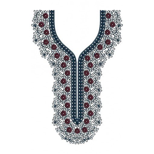 Fancy Attractive Embroidery Neck Pattern 14685 Fancy Attractive Embroidery Neck Pattern 14685