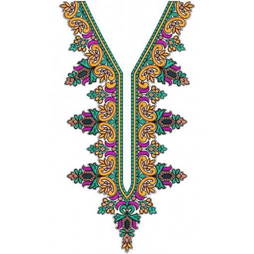 Latest Stylish Embroidery Neck Design 14686