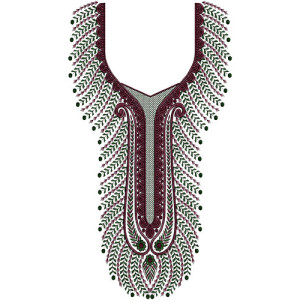 Embroidery Neck Design
