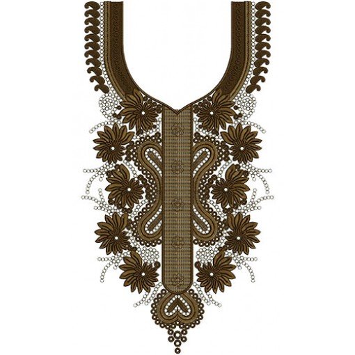 Pakistani Designer Salwar Kameez Neck 14921