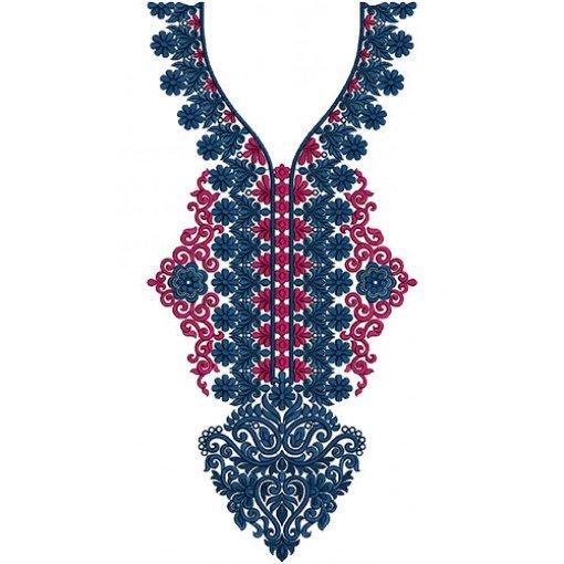 Wedding Embroidery Neck Design 14926