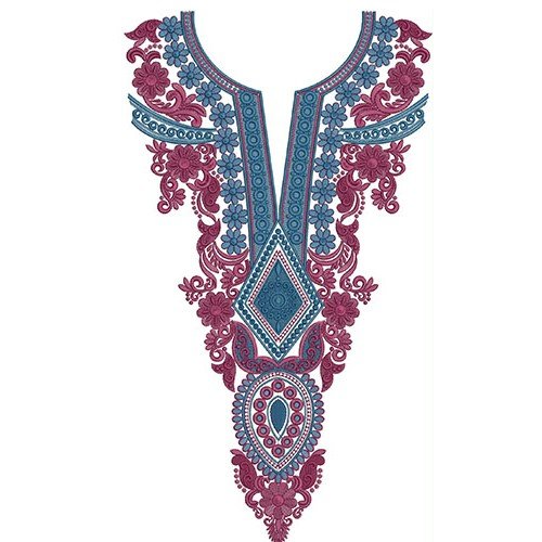 Arabian Clothing Embroidery Design 14934
