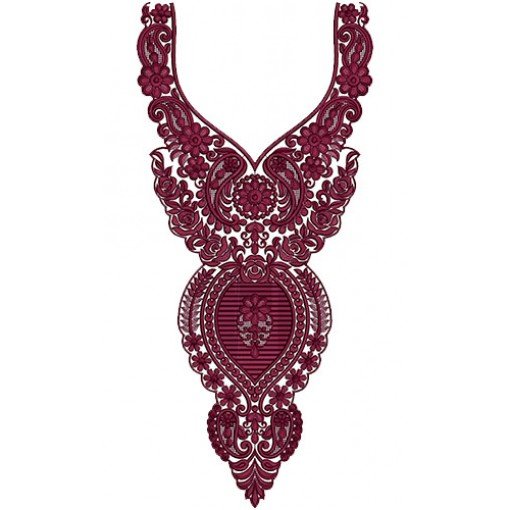 New Neck Embroidery Design 14938