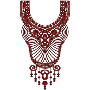 Suit Embroidery Design 14941