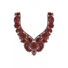 Punjabi Neck Embroidery Design 14957 Punjabi Neck Embroidery Design 14957