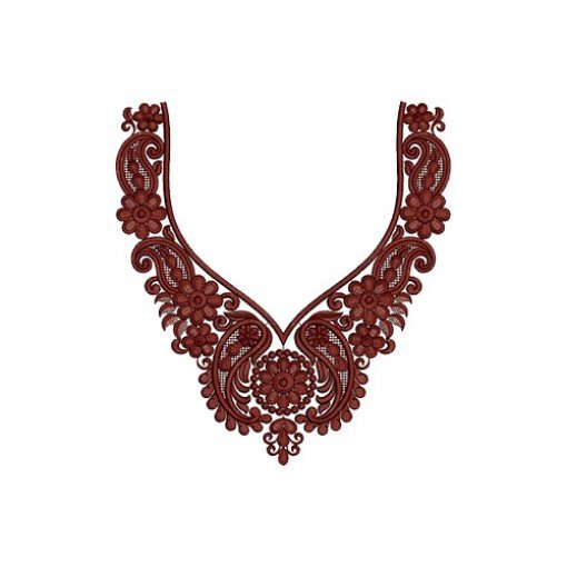 Punjabi Neck Embroidery Design 14957 Punjabi Neck Embroidery Design 14957