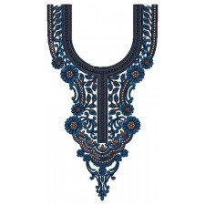 Latest Embroidery Neck Design 15224